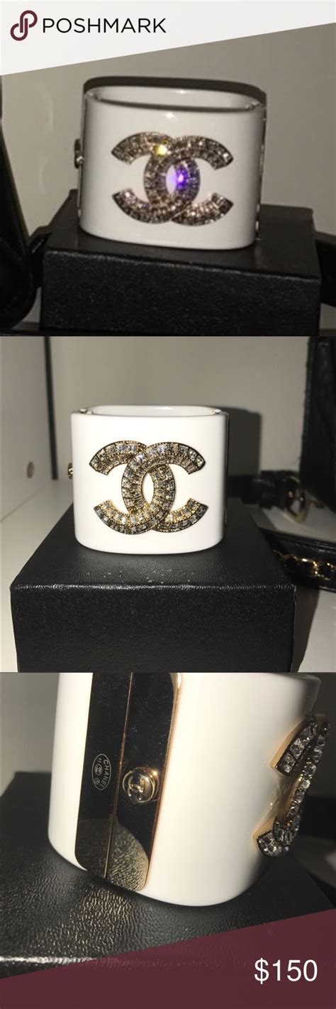 chanel bangle bracelet acrylic|chanel inspired bracelets.